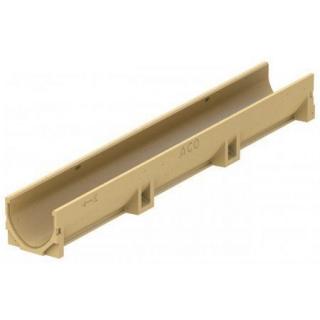 Odvodňovací polymerbetonový žlab ACO EUROSELF A15 - B125 bez mříže 1000 x 118 x 97 mm