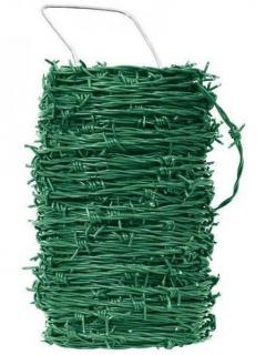 Ostnatý drát PICHLÁČEK Zn + PVC zelená 100 m ochrana Pilecký