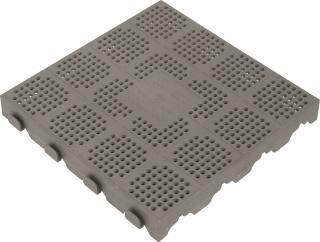 Plastová dlažba LINEA COMBI DRAINING 40 x 40 x 4,8 cm šedohnědá 1 ks