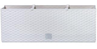Plastové samozavlažovací truhlíky Rato Case bílý 51,4 x 19,2 cm