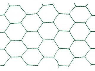 Pletivo poplastované šestihranné 1 x 25m (oko 13 mm)