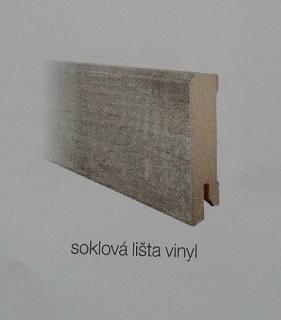 Podlahová lišta soklová k vinylovým podlahám 2 400 mm