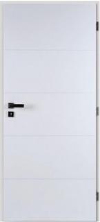 Protipožární dveře bílé profilované Quatro 60 cm Masonite