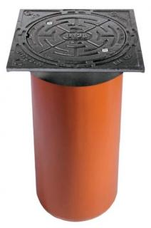 PVC kanalizační teleskop vč. poklopu 250 mm B125 - DYKA