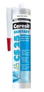 Sanitární silikon CS 25 SANITARY jasmine 280 ml Ceresit