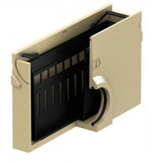 Sběrná polymerbetonová vpusť ACO EUROSELF A15 - B125 bez mříže 500 x 118 x 300 mm