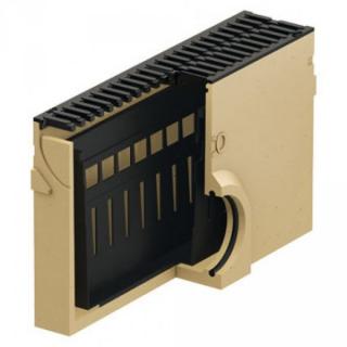 Sběrná polymerbetonová vpusť ACO EUROSELF A15 s plastovou mříží 500 x 118 x 303 mm