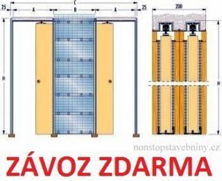 Stavební pouzdro do zdiva ZÁKRYT 700+700mm Eclisse