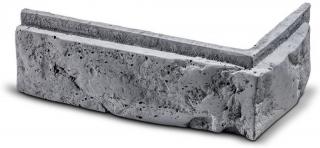 Steinblau Betonový cihlový obklad ROH MODENA 24,4 x 10,4 x 7,5 cm šedý