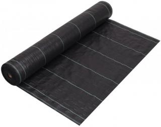 Tkaná mulčovací textilie PRODOMOS 130 g/m2 černá 1,1 x 50 m