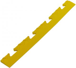 Ukončovací lišta LINEA TENAX GRAIN OF RICE 48 x 5,1 x 1 cm vnitřní zámky žlutá 1 ks