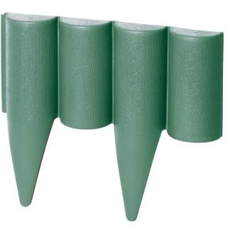 Zahradní palisáda PALGARDEN 12,5 cm / 2,5 m zelená 10 ks