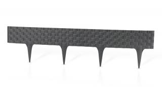 Zahradní palisáda RATTAN PALISADE 9,5 cm / 0,8 m antracit 1 ks