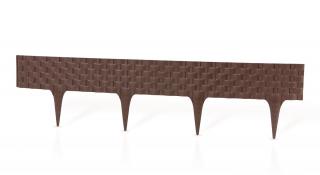 Zahradní palisáda RATTAN PALISADE 9,5 cm / 0,8 m hnědá 1 ks