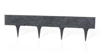 Zahradní palisáda STONE PALISADE 9,5 cm / 0,8 m antracit 1 ks