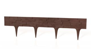 Zahradní palisáda STONE PALISADE 9,5 cm / 0,8 m hnědá 1 ks