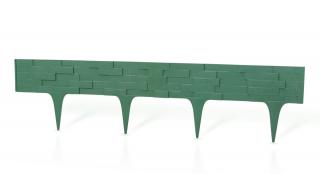 Zahradní palisáda STONE PALISADE 9,5 cm / 0,8 m zelená 1 ks