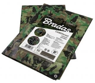 Zakrývací plachta BRADAS CAMOFOREST 90 g/m2 4 x 5 m