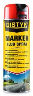 Značkovací sprej DISTYK MARKER FLUO SPRAY 500 ml žlutý