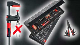 BESSEY - sada 2x GK30 GearKlamp + multifunkční nůžky, GK30-SET