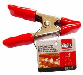 BESSEY - svorka kovová pružinová 25mm, XM3-EU