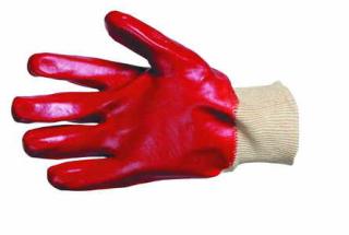 ČERVA REDPOLL - polomáčené rukavice v PVC velikost 10