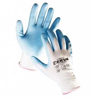 CERVA - VIREO rukavice nylonové s nitrilovou dlaní - velikost 10, VIREO10