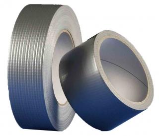 Den Braven - univerzální textilní páska 50mm x 50m - stříbrná, B802TE