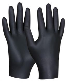 GEBOL - BLACK NITRIL jednorázové nitrilové rukavice 80 ks - velikost L, 709631