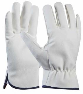 GEBOL - Pracovní rukavice DRIVER SL bílá syntetická kůže velikost 10, 709219
