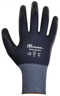 GEBOL - SUPER GRIP ECO pracovní montážnické rukavice - vel. 10 - blistr, 709610