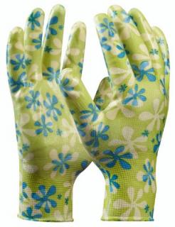 GEBOL - YOUNG STYLE zahradní rukavice s nitrilovou vrstvou - velikost 7 (blistr)