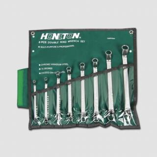 HONITON Sada klíčů očkových vyhnutých 8dílů 6-22 mm matný, HDWP7508