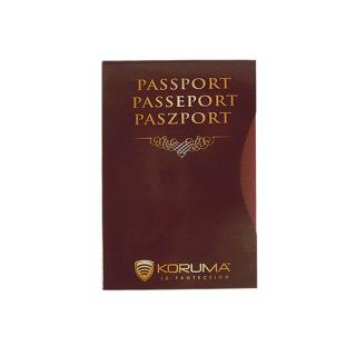 KORUMA Obal na cestovní pas 26BR (Bezpečnostní obal na dokumenty, hnedý)
