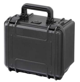 MAX Plastový kufr, 258x243xH 167,5mm, IP 67, barva černá - MAX235H155S