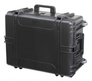MAX Plastový kufr, 687x528xH 276 mm, IP 67, barva černá - MAX620H250S