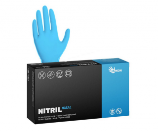 Nitrilové rukavice NITRIL IDEAL 100 ks nepudrované modré velikost L ( Nitril L)