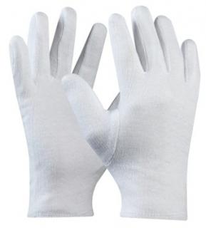 Pracovní bavlněné rukavice TRIKOT, velikost 9 - 2 páry v balení - blistr, 709536