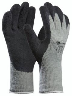 Pracovní rukavice WINTERGRIP šedé velikost 10 - blistr, 709284G