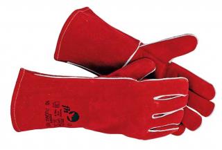 PUGNAX RED - rukavice celokožené svářečské - velikost 10, PUGNAX RED