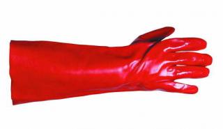 REDSTART - máčené rukavice PVC manžeta 35 cm velikost 10, REDSTART35