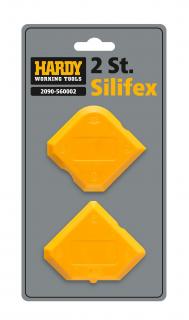 Sada špachtlí na silikon Silifex 2 ks, 2090-560002 (Čistič spár gumový 2 ks)