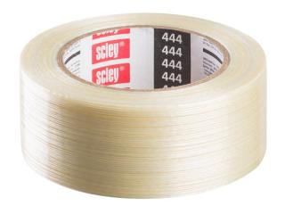 SCLEY Páska balicí extra silná 25mmx33m transparentní, 0340-442533 (balící páska vyztužená vláknem)