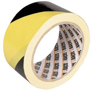 SCLEY Páska výstražná samolepicí žluto-černá 48mm x 33m, 0370-143348 (Samolepicí páska žluto/černá)