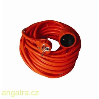 SOLIGHT - Prodlužovací kabel 20m 3x1mm2, 230V/6A - oranžový - PS17