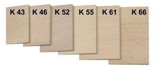 ZBIROVIA - sada klínků 10 ks dřevěných K43 - 43x26x4,5, ZB302343