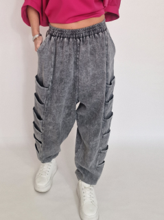 Antracitové baggy JOLI Antracit, L