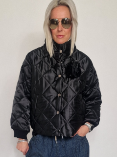 Černá bunda SALOME Černá, L/XL