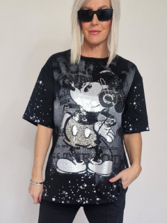 Černé mikinové triko DENCE Černá, UNI S-XL