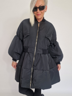 Černý bomber STUFF Černá, UNI S-XL